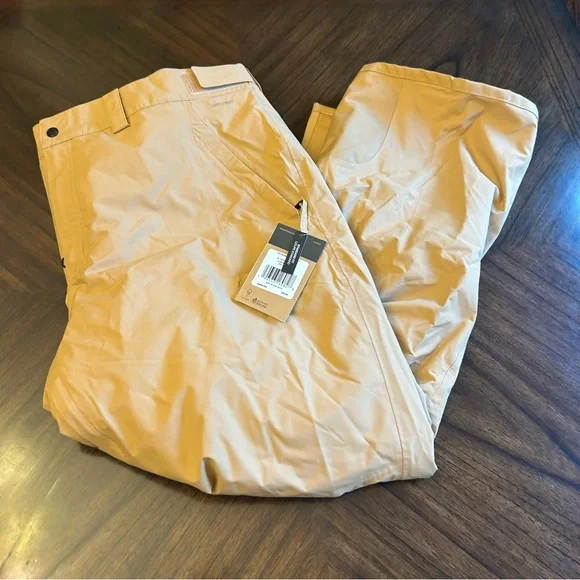 THE NORTH FACE Men's Freedom Insulated Pant Almond Butter, 2XLarge Snowboard New - Picture 2 of 11